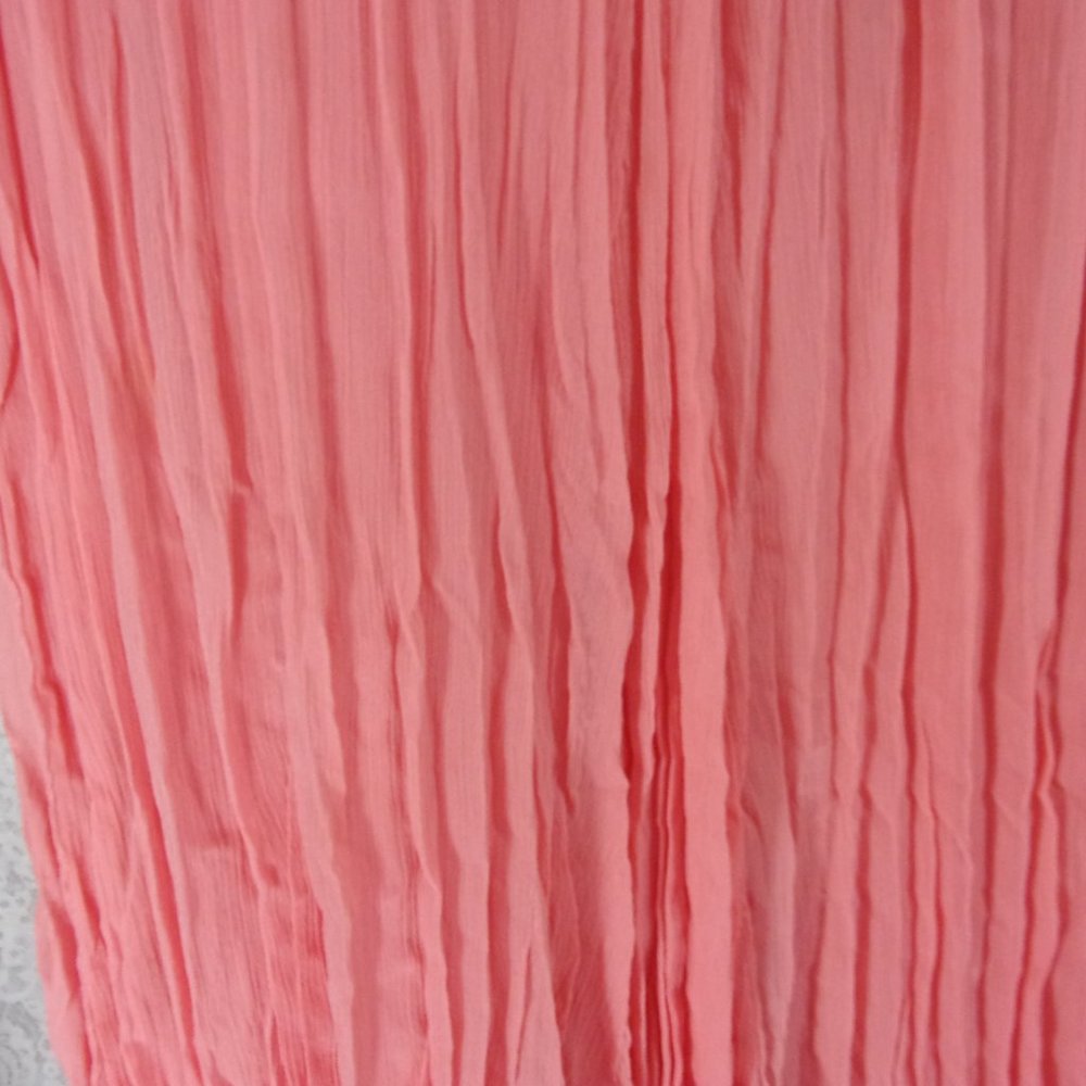 Ruby Rd Peach Permanent Pleated Midi/Maxi Skirt - image 3